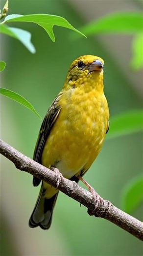 Asian Golden Weaver – (Ploceus hypoxanthus) ‪@BirdWorldDaily‬