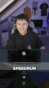 Je Speed Run un bloc Minecraft ⛏️ #minecraft #speedrun #minecraftshorts