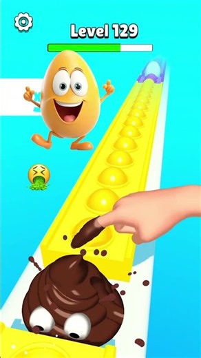 💩Poop run 3d fun game #games #popsgaming #gaming