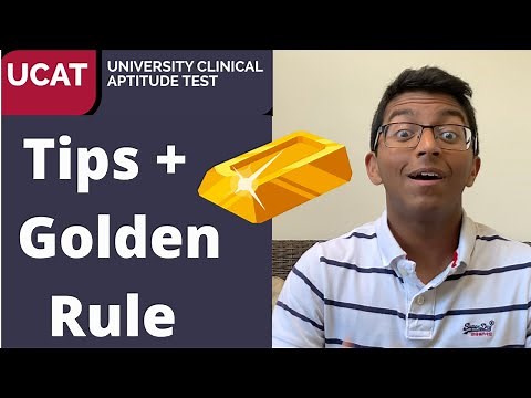 UCAT PREPARATION - Everything you need to know and the Golden Rule