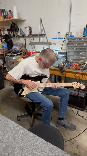 HEY ALL, Below is a little spontaneous improv playing a guitar I just finished for Vince Gill. It's started out as a Squire Strat, but was transformed into something else by the addition of the Wrap Trem, my custom designed Humbucker in the bridge, and a pair of overwound single coils in the neck/middle positions. It also has a trem arm stabilizer set screw tucked underneath the trem plate, so the bar won't flop around. Just an example of how inspiring a guitar can be with a few simple but impor