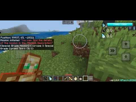 This is how to use the jjk Raichu mod in Minecraft