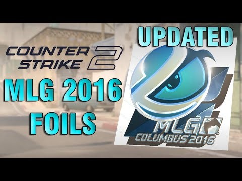 Counter Strike 2 - Updated MLG Columbus 2016 Foil Stickers Showcase