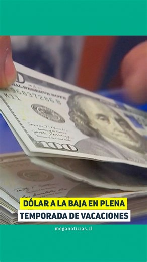 Meganoticias on Instagram: "💵 En plena temporada de vacaciones, el precio del dólar comienza a dar un respiro y las personas que piensan en viajar se podrían beneficiar de este escenario, considerando las compras internacionales."