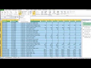 Power Query- when Budgeting with Sage Intelligence
