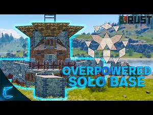 THE APERTA - OVERPOWERED Rust SOLO Base Design | Open Core Offset Bunker Base