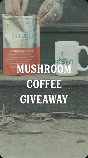 Crockett Coffee on Instagram: "🚨GIVEAWAY TIME!🚨 Curious about Mushroom Coffee? Now’s your chance to try it FREE! We’re giving away 10 bags of our brand-new, deliciously smooth Mushroom Coffee—made with: ✅ 7 powerful functional mushrooms ✅ MCT oil for energy, focus, and endurance ✅ Certified organic ingredients ✅ Smooth, rich coffee - no earthy or bitter notes Here’s how to enter: Like this post Tag 2 friends who need to try it Follow us @crockettcoffee Unlimited entries! Winner announced May 5