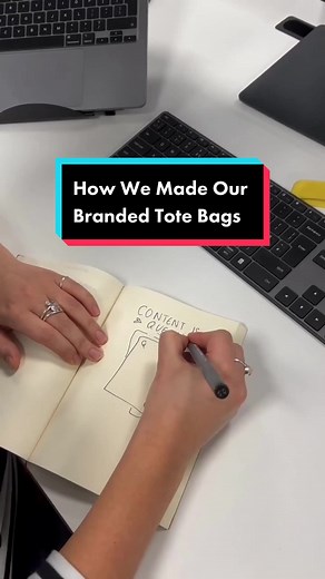 How we made our branded tote bags for a recent SEO event ❤️👑