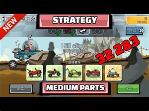 Hill Climb Racing 2 - 32 283 Medium Parts (Group Project)