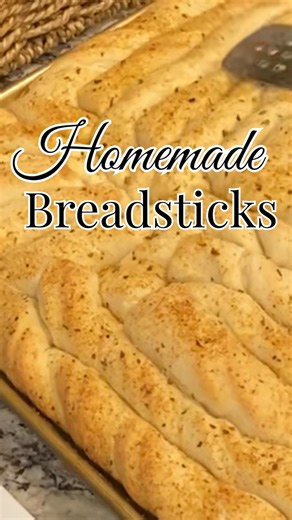 These breadsticks were the very first bread recipe I ever made — before I owned a mixer, before I knew what I was doing, and honestly before I felt confident baking at all. I mixed the dough in a bowl with my hands, crossed my fingers, and hoped for the best… and when they came out soft and perfect, it completely changed the way I felt about baking. Years later, I use my mixer because life is busy, but the recipe itself hasn’t changed one bit. These breadsticks are still soft, fluffy, buttery, a