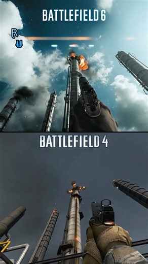 Battlefield 4 vs Battlefield 6 Graphics Showdown! #battlefield #bf6 #bf4 #battlefield6 #battlefield4