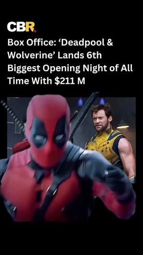 Deadpool out here breaking box office records 🍿🕺 Directed by Shawn Levy, ‘Deadpool & Wolverine’ opened to a record shattering $211 million at the domestic box office, arriving at the sixth-biggest opening of all time for any film. By Wednesday July 31st, the film made a new record for an R- rated movie in the U.S. slashing the box office making $19.3M. This is already one of Marvel Studios biggest films and a first joint production with Disney’s on the franchise. We predict this movie will con