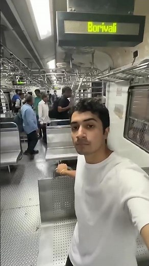 24 Hours challenge in Mumbai Local Trains… Until I Got Caught 🤯 | Sarthak Sachdeva Shorts | #shorts