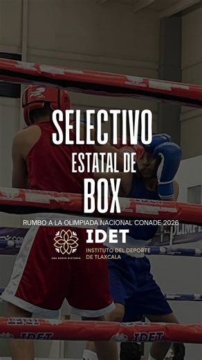 Así es como se vivió el Selectivo Estatal de Box, rumbo a la Olimpiada Nacional CONADE 2026. 😁❤️ Un escenario que permitió demostrar que en Tlaxcala hay disciplina, pasión, compromiso y mucho amor por el box. Cuéntanos, ¿te animas a subirte al sparring con nuestros futuros boxeadores? 🥊⚡️ #DeporteTlaxcala #Box #Boxing #OlimpiadaNacional #OrgulloPorTlaxcala | Instituto del Deporte de Tlaxcala