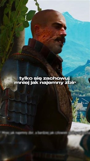 Tylko zachowuj sie mniej jak najemny zbir a bardziej jak czlowiek #wiedźmin #wiedzmin #geraltzrivii