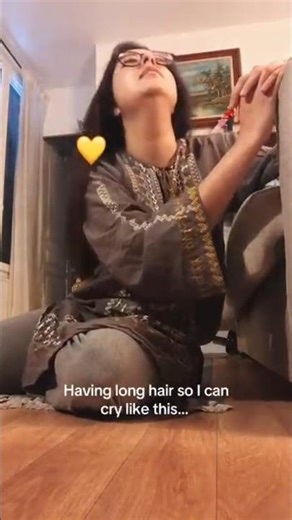 cut it short or keep it long dilemma 👾 #comedy #longhair #justforfun #artist
