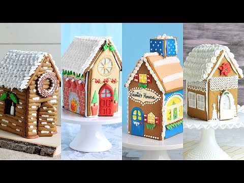 AMAZING GINGERBREAD HOUSES for CHRISTMAS by HANIELA'S