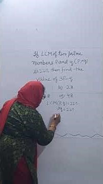 🛑❓️✅️☄️M.C.Q. based on lcm and Hcf!#lcm#hcf#prime factorization#mathematics#class10#new