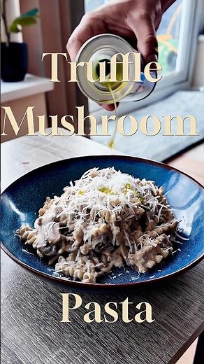 CREAMY TRUFFLE MUSHROOM PASTA! Tasty Pasta Recipe - Easy to make Truffle Pasta!