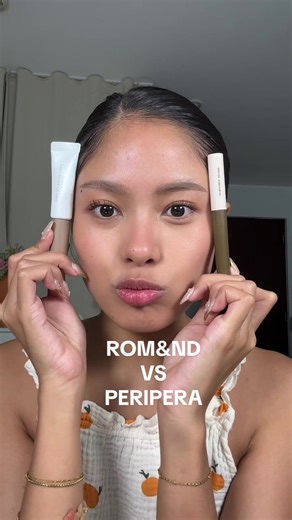 Romand Hand Brow Cara vs. Peripera Speedy Brow Mascara Comparison