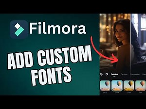 How to Add Custom Fonts in Filmora 2025?