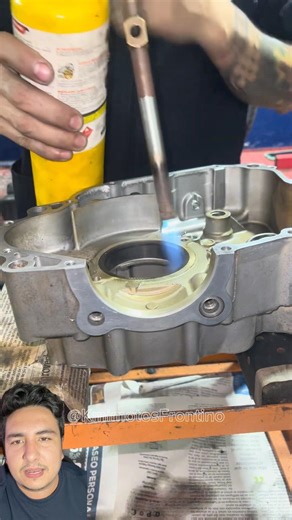 How to install a bearing without damaging it with heat or a torch #mechanics #cars #workshop