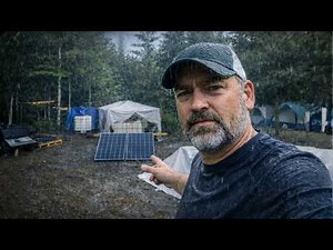 We Built an Entire Off-Grid Campsite in One Day… Then the Storm Hit | S1E2
