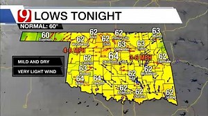 3.5K views | WEDNESDAY EVENING FORECAST: News 9 Chief Meteorologist David Payne has your Wednesday evening #okwx update. | KWTV - NEWS 9 | Facebook