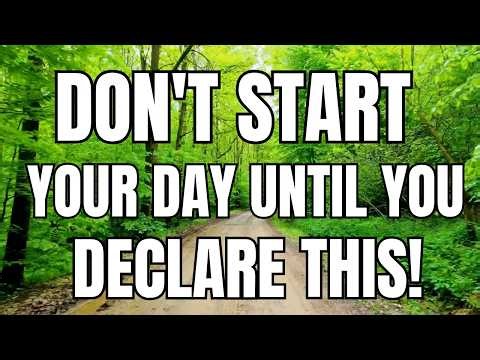 Command Your Morning With Scripture Declarations | Powerful Morning Prayer to Start the Day