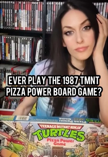 Did you ever play the 1987 Teenage Mutant Ninja Turtles Pizza Power board game? I was a huge TMNT fan and loved this as a small child, but it was lost to a garage sale sometime in the 90s. I found this copy at a booth at Retropalooza. My eyes lit up when I saw it, and the vendor sold it to me for only $15 when he saw my smile. Of course I had to replay it as an adult, and was inspired to share the game here! The object of the game is to be the first player to collect 3 “Bad Guy” cards and defeat