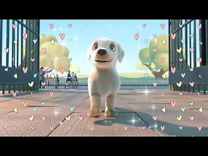 PUPPY GOES TO SCHOOL TO HELP PEOPLE | A Short Animated Film