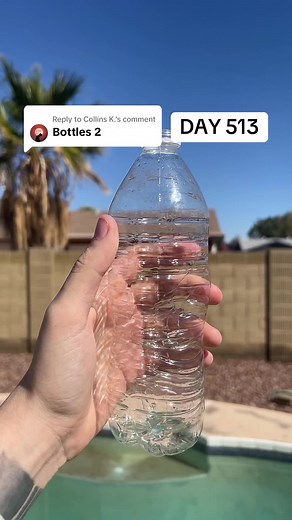 Filling Up an Empty Pool with Water Bottles