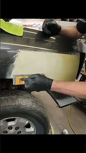 Blocking auto bodyfiller/bondo