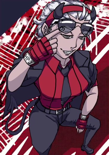 #helltaker #justice #helltakerfanart #helltakerjustice #paintingprocess