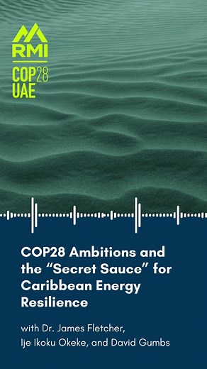 Secret is out! By creating an environment where clean energy...