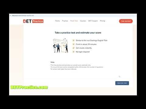 Free Duolingo English Test mock exam — no login needed 👀 #duolingoenglishtest #detpractice #det