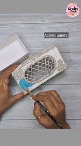 A beautiful storage from a waste cell phone box #diy #crafts #reelsfbシ #fyp #craftreels #upcycling | Crafty hands