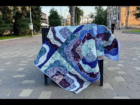 Quilt "Flower valley"