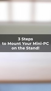 4.4K views · 23 reactions | How to mount your mini PC on the monitor stand? Just a few steps to free your work space! 1️⃣Put the VESA plate of mini PC on the one of the monitor 2️⃣Secure the plates together with screws 3️⃣Position the PC on the adjustable stand #PROSeries #Monitor #CubiSeries #MiniPC | MSI | Facebook