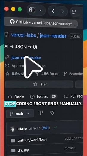 Stop Coding UI! Meet Vercel’s JSON Render 🚀