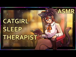 First Session with Your Catgirl Sleep Therapist | ASMR | Personal Attention | [writing] [tapping]