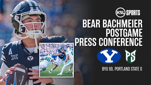 Video: BYU QB Bear Bachmeier Postgame Press Conference After Portland State Win - KSL Sports