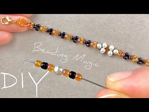 Easy Beaded Bracelet Tutorial: Simple Seed Bead Bracelet