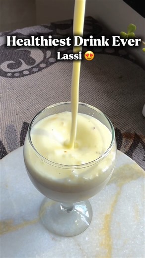 Easy Lassi Recipe 🧊❤️ #lassi #lassidrink #lassirecipe #refreshingdrink #summerdrink #summerrecipe