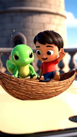 Treecko and Pal in Cute Giantland in a lighthouse balcony