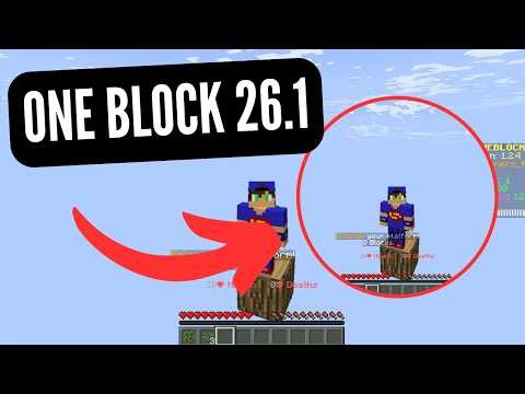 How to Download and Install a One Block Map in Minecraft 26.1.x Tutorial