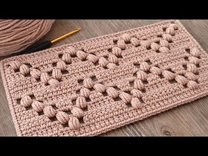 Easy! Eye-Catching Crochet Stitch! ✨ Very Beautiful Shawl & Scarf Pattern