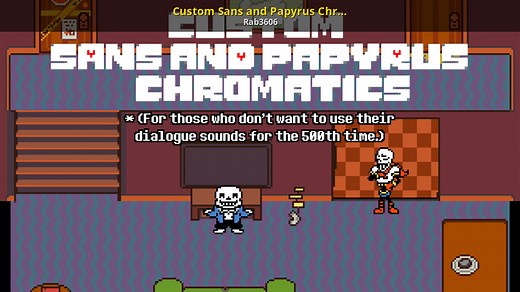 Custom Sans and Papyrus Chromatics! Modding Tool for Friday Night Funkin' | FNF Modding Tools