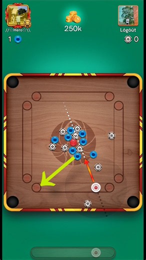 Carrom pool 250k break to finish👌🔥🔥🔥 #viral #carrompool #carrom #shorts #subscribe