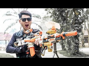 Nerf Guns War : Belligerent Solider S.W.A.T Seal Team Nerf Guns Destroy Big Boss Black Hat
